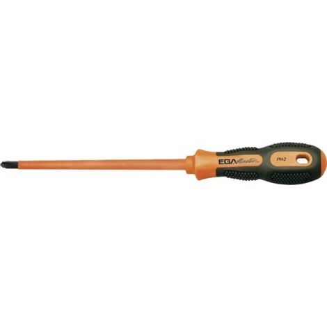 DESTORNILLADOR PARA BORNES ELECTRICOS PLANO / PHILIPS PH-1 X 100 MM MASTERTORK 1000 V - EGA MASTER