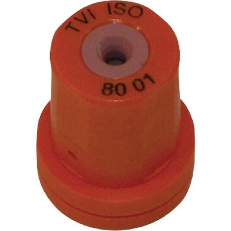 Boquilla anti-deriva venturi simple chorro c贸nico TVI 80掳 01 naranja cer谩mica Albuz ALBUZ TVI8001