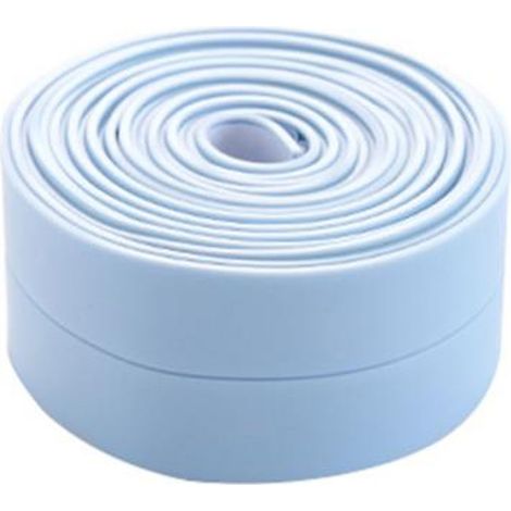 Ruban D'étanchéité Anti-Moisissure Pour Joint De Mur - Adhésif Imperméable Cuisine Salle De Bain - Bande Auto-Adhésive Bleue - 1 Pièce (1/2)