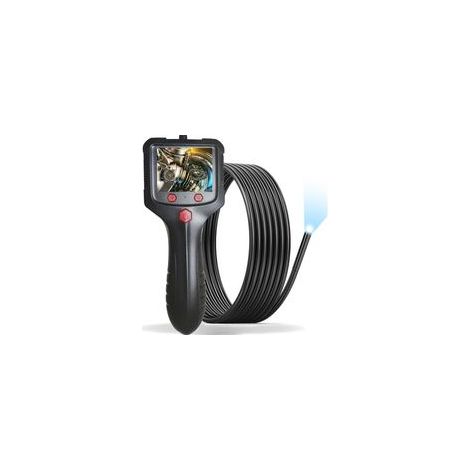 Beijiyi – Caméra d'inspection 8mm 1080P HD – Étanche IP67 – Câble semi-rigide 5m pour espaces confinés – Inspection machines et plomberie