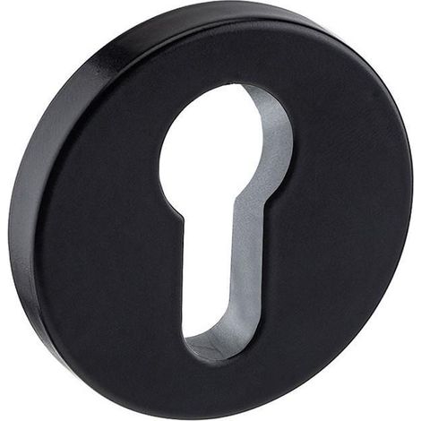 bocallave redonda para cilindro europeo in.04.28r.y08.n. satinado acabado negro