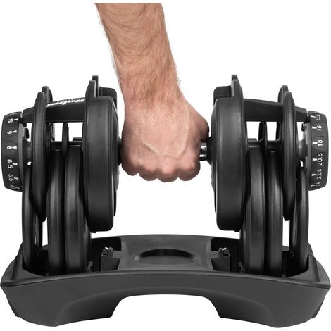 Mancuerna automática de hierro fundido de 24 kg REBEL ACTIVE RBA-2303 (1/5)