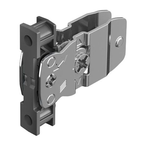 Connettore frontale per cassetto AvanTech YOU per profilo laterale del cassetto, altezza 101 mm, da avvitare - HETTICH - 9255835 (1/3)