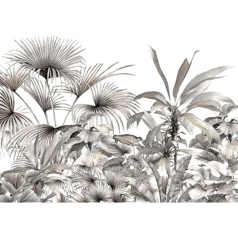 Papier peint panoramique - Plantes Tropicales - 130 cm x 91 cm (1/2)