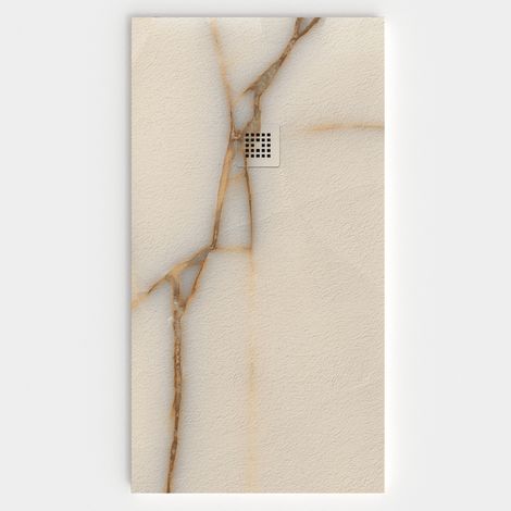 VAROBATH - Receveur de douche 3D 100x200 - Modèle MARMARA effet marbre (1/5)