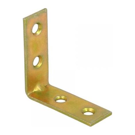 Lastrine di giunzione ad angolo 40 x 40 mm. - zincate - 20 pz.