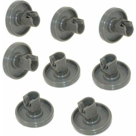 Ruedas para lavavajillas – 8 ruedas para la cesta inferior – Faure, Zanussi, AEG, Electrolux, Ikea… (1/5)