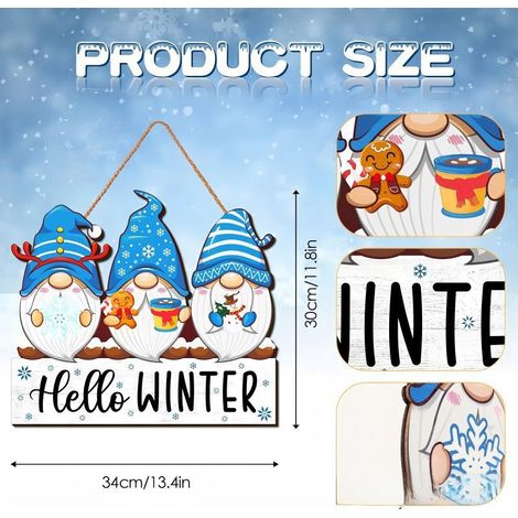 Christmas wooden door hangers, party decorations, holiday plaques, wall signs, decorative crafts