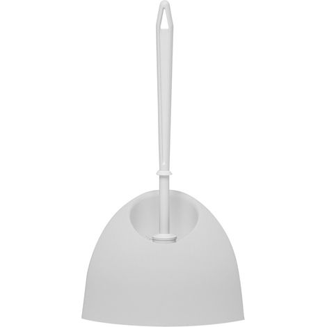 Portascopino wc angolare in Plastica bianco da appoggio (1/5)