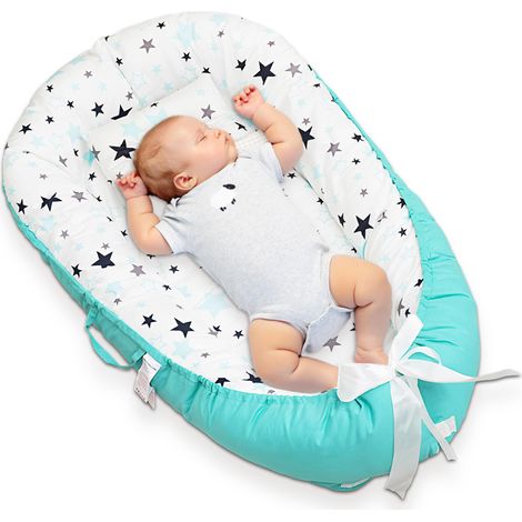 1 lit bébé en coton, portable et démontable, adapté aux nouveau-nés, environnement naturel, usage intérieur (1/5)