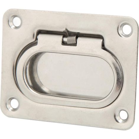 Tirador de escotilla para barco, elevador de barco empotrado de acero inoxidable 304, anillo de barco empotrado silencioso y altamente pulido para cubierta de yate, autocaravana o barco