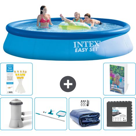 Easy Set Pool Rund - 396x84 cm - 7-teilig  S217 (1/5)