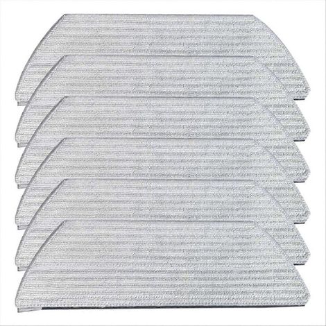 Lot de 5 lingettes de rechange pour aspirateur robot Shark AV2800ZE/RV2820Y, lavables. (1/5)