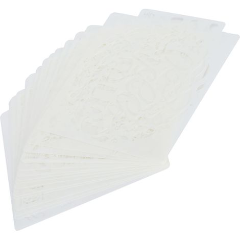 Kit de 16 pochoirs de mandalas pour la peinture et le dessin, idéal pour les loisirs créatifs. (1/5)