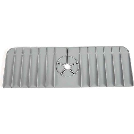 1 tapis de robinet en silicone, antidérapant, protège-évier, pour cuisine et salle de bain (1/5)