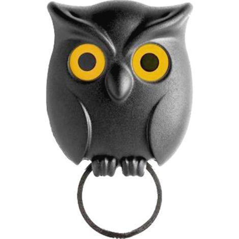 BEBUSINGOTO 3 llaveros de búho para colgar en la pared, bonito llavero de búho, llavero magnético de búho nocturno con ojos de apertura y cierre automáticos, ganchos para llaves de búho para colgar en (1/3)