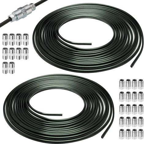 Kit de tuyau de frein en acier de 10 m diamètre 4.76 mm cuivré et revêtu pour réparation de système de freinage de voiture (1/5)