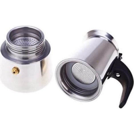 TeCuisine - Cafetière Italienne inox 6 tasses 300ml Argenté (1/3)