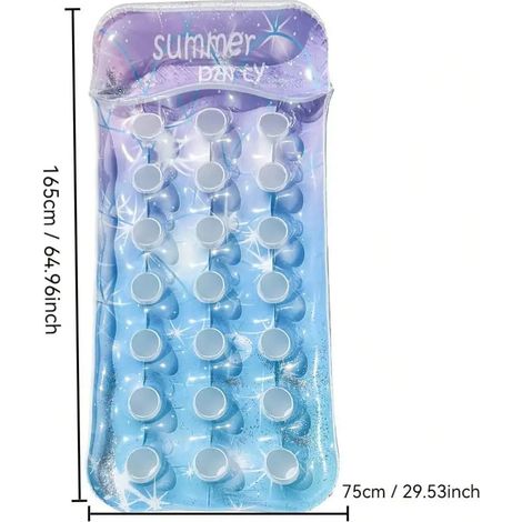 lits flottants gonflables, lits de loisirs aquatiques, matelas pneumatiques de natation, chaises longues de plage