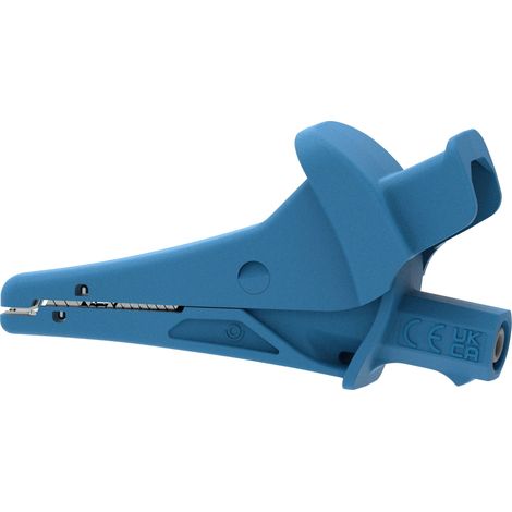 Electro PJP 5104-IEC-CD1-BL Pince crocodile bleu Plage de serrage max.: 25 mm Longueur: 91 mm 1 pc(s (1/3)