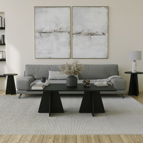 Table basse moderne pour salon Mushroom 120 (1/5)