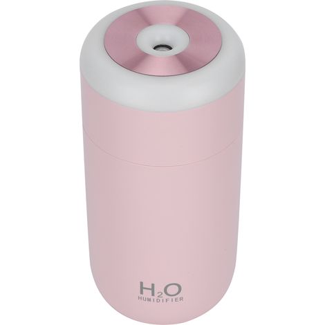 350 ml Mini-Luftbefeuchter-Diffusor mit USB-Anschluss, 7-farbiger Beleuchtung, Timer und automatischer Abschaltung (Pink) (1/5)
