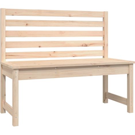 Maison Exclusive - Gartenbank 109 cm Massivholz Kiefer