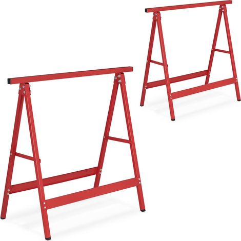 Supporti pieghevoli, set da 2 in rosso (1/5)