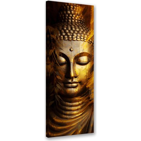 Tableau sur toile Bouddha doré 30x90 (1/5)