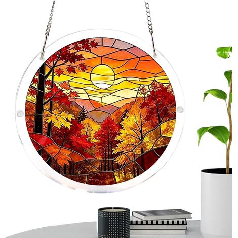 20 3 cm Acryl Puzzle Ästhetik Lichterfänger Baumschmuck (1/5)