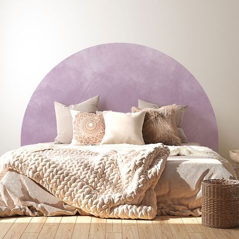 Stickers tête de lit - Couleur tendance - 160 x 130 cm - Pour lits (120 à 140 cm) - Adhésif MAT (1/2)