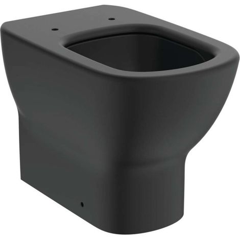 Ideal Standard Tesi - WC a terra, scarico inferiore, AquaBlade, nero T0077V3 (1/5)