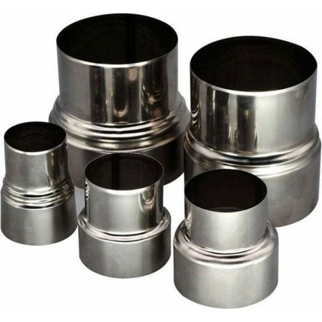 Réducteur De Conduit De Cheminée - Acier Inoxydable - 80 mm À 70 mm - 1 Pièce (1/3)