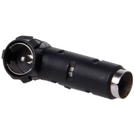 Adaptateur antenne DIN en ISO raccord connecteur coude voiture radio stéréo autoradio camping car van (1/5)