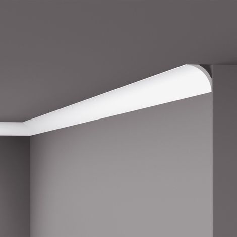 Eckleiste NMC NE1 Pure NOMASTYL Noel Marquet Zierleiste Stuckleiste Modernes Design weiß 2 m
