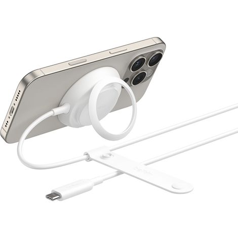 Belkin WIA014hqWH Kopfhörer, Smartphone Weiß USB Kabelloses Aufladen Schnellladung Drinnen (1/4)