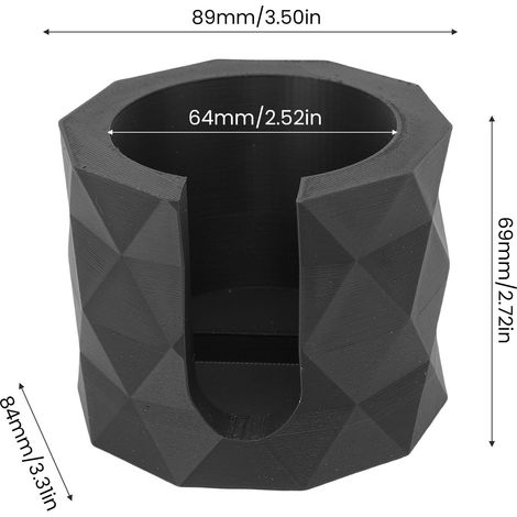 Ortviai Support pour Portafiltre Café Compatible ES601/655/701 en PLA – Base de Tassage Compacte 89 x 69 x 84 mm (1/4)