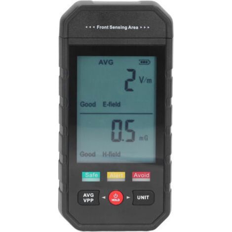 Détecteur de rayonnement électromagnétique numérique LCD, détecteur de CEM pour inspections de maisons, bureaux et chasse aux fantômes en extérieur (1/5)