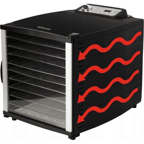 Disidratatore alimentare Sencor SFD 7000BK nero 800W