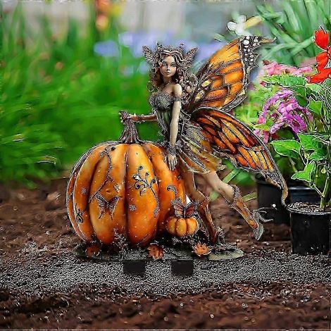 Citrouille d'Halloween 2025 avec décoration Wukeli, plantes en pot, accessoires de décoration, plaques décoratives (1/5)