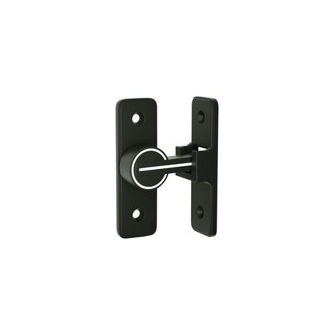 Loquet de portail à 90 degrés – Verrou de sécurité en alliage de zinc – Installation facile pour portes coulissantes – Usage intérieur et extérieur (1/5)