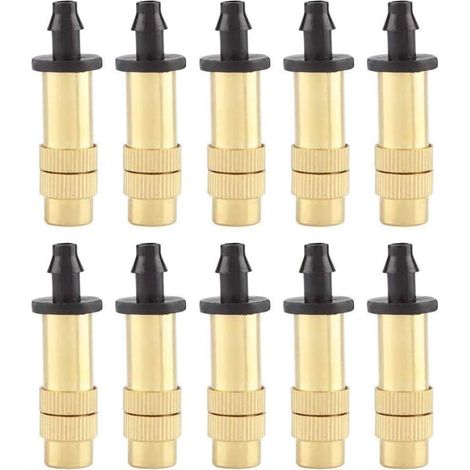 10 Stück verstellbare Bewässerungssprinkler aus Kupfer (1/5)