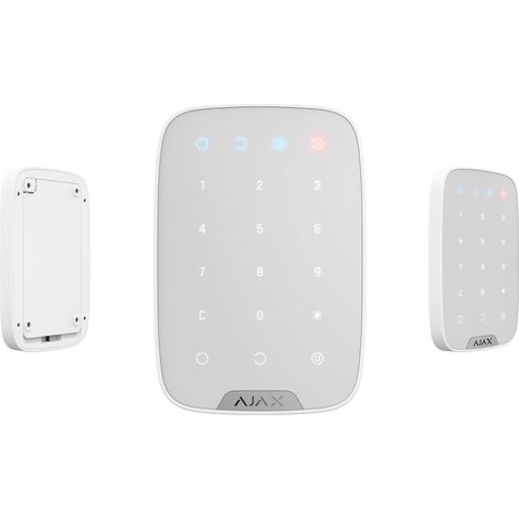Teclado inalámbrico bidireccional blanco Teclado Ajax 38249 AJKP KP Alarma