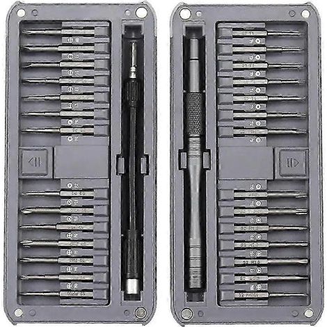 Jeu de 30 tournevis en 1 avec embouts Torx et hexagonaux magnétiques, idéal pour la réparation de téléphones portables et d'ordinateurs. WHBYV (1/4)