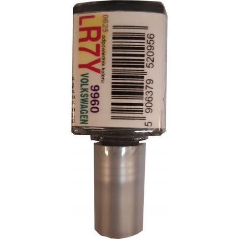 Reparación de arañazos en la pintura del coche VW LR7Y color plata atmósfera, 10 ml ARA (1/5)