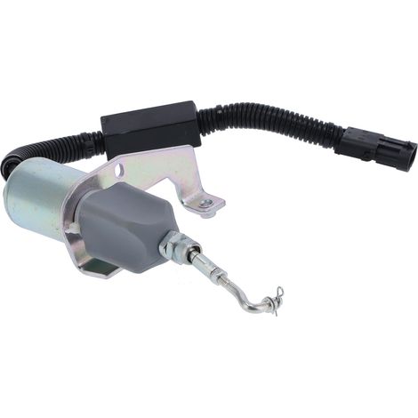 Électrovanne d'arrêt de carburant, accessoire d'arrêt de moteur de pelle, accessoire d'extinction électrique 24V TOSD‑03‑100 (1/5)