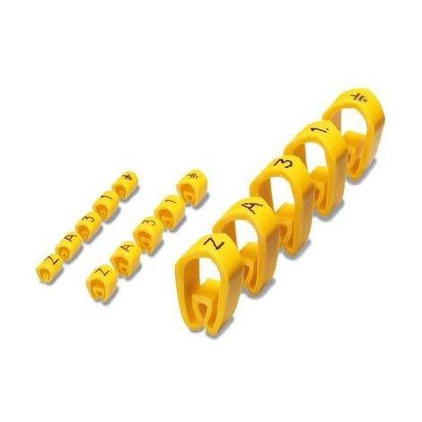 Phoenix Contact Clip de marcado amarillo para cables de 3-6 mm