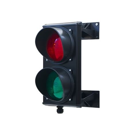 Feu de signalisation double VERT et ROUGE 70W en 230V