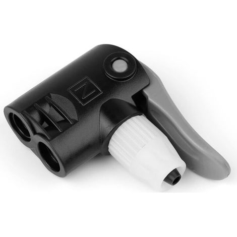 Doppelanschluss-Fahrradpumpenadapter zum Aufpumpen von Fahrrad- und Motorradreifen Anschluss für Pumpenventil