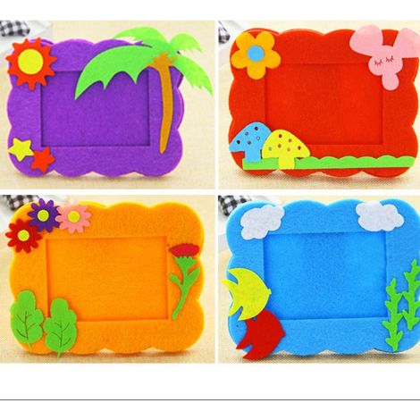 Set of 4 Customizable Cardboard Frames for Children (1/4)